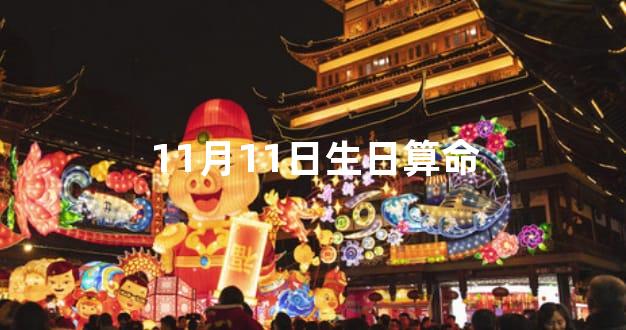 11月11日生日算命