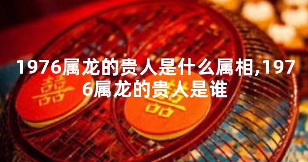 1976属龙的贵人是什么属相,1976属龙的贵人是谁