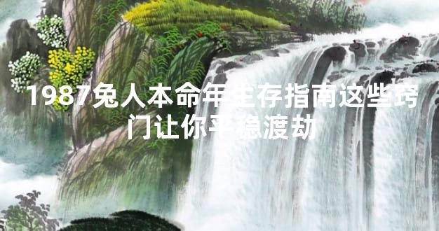 1987兔人本命年生存指南这些窍门让你平稳渡劫