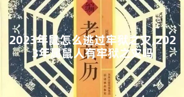 2023年鼠怎么逃过牢狱之灾,2023年属鼠人有牢狱之灾吗