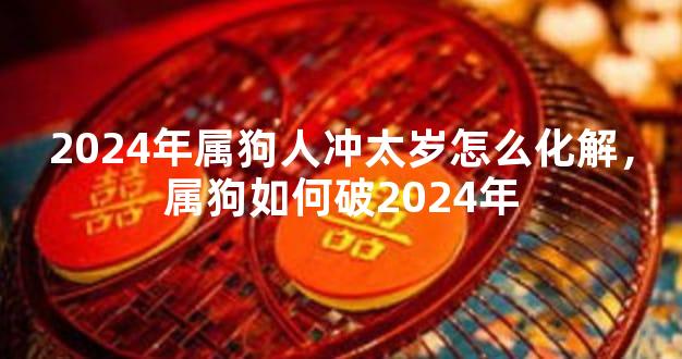 2024年属狗人冲太岁怎么化解，属狗如何破2024年