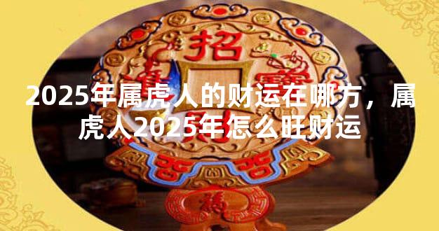 2025年属虎人的财运在哪方，属虎人2025年怎么旺财运