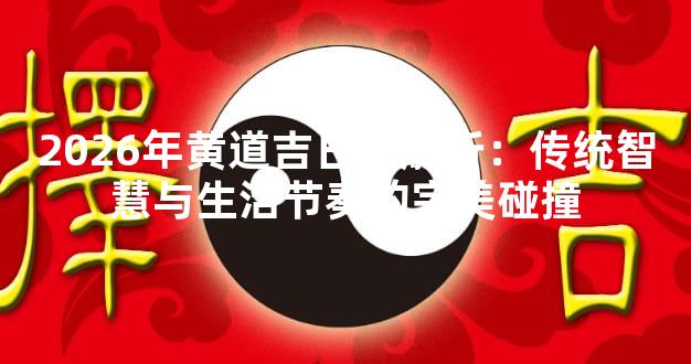 2026年黄道吉日全解析：传统智慧与生活节奏的完美碰撞