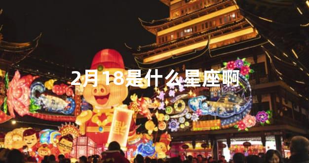 2月18是什么星座啊