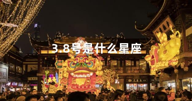 3.8号是什么星座