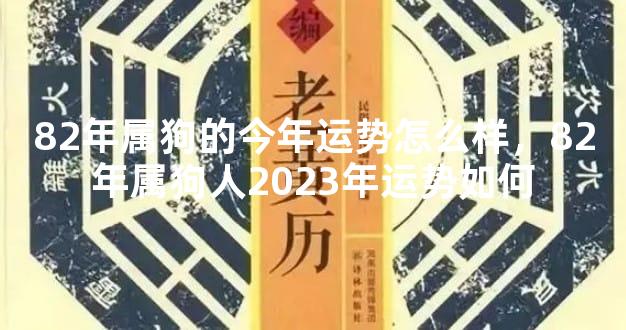 82年属狗的今年运势怎么样，82年属狗人2023年运势如何