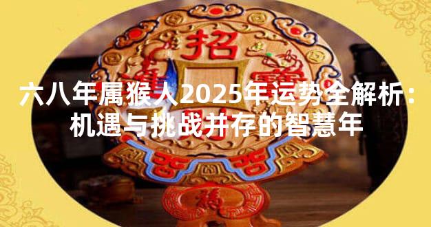六八年属猴人2025年运势全解析：机遇与挑战并存的智慧年