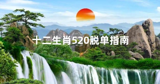 十二生肖520脱单指南