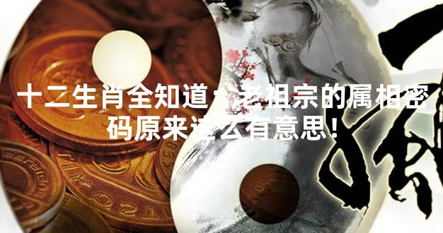 十二生肖全知道：老祖宗的属相密码原来这么有意思！