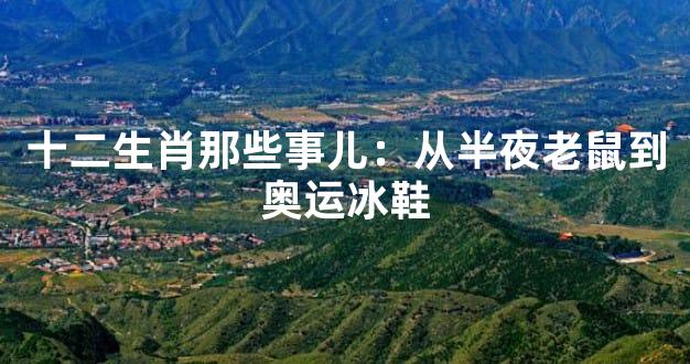 十二生肖那些事儿：从半夜老鼠到奥运冰鞋