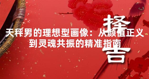 天秤男的理想型画像：从颜值正义到灵魂共振的精准指南