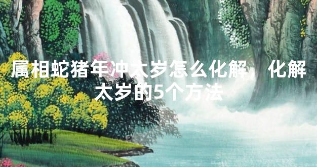 属相蛇猪年冲太岁怎么化解，化解太岁的5个方法