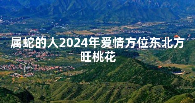 属蛇的人2024年爱情方位东北方旺桃花