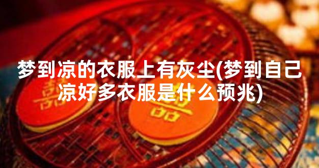 梦到凉的衣服上有灰尘(梦到自己凉好多衣服是什么预兆)