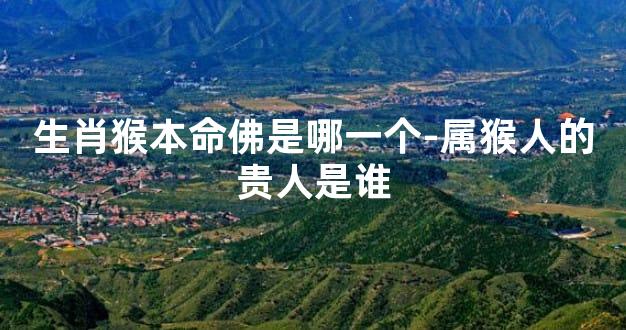 生肖猴本命佛是哪一个-属猴人的贵人是谁