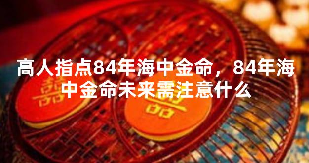 高人指点84年海中金命，84年海中金命未来需注意什么